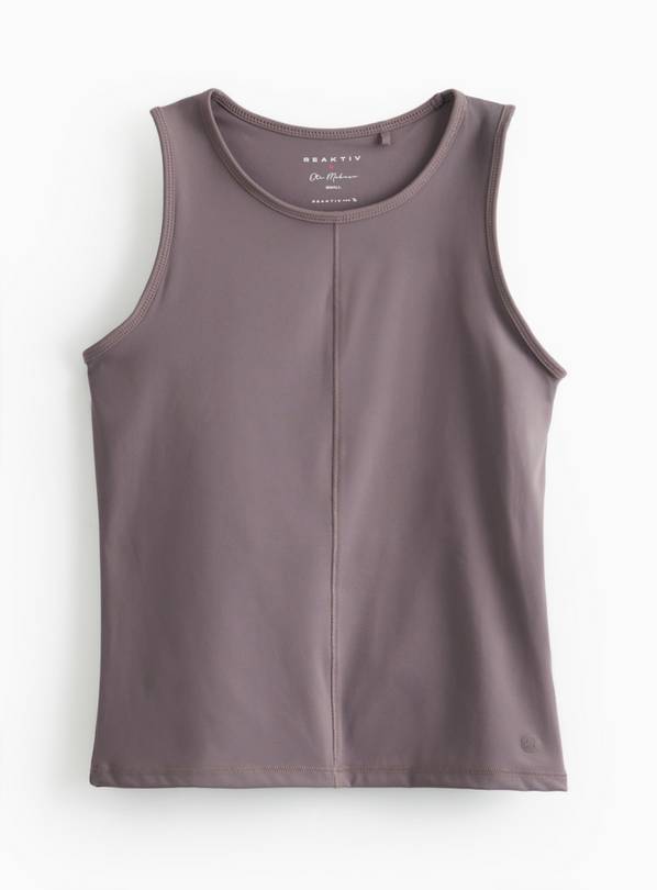 REAKTIV Mauve Built In Support Soft Touch High Neck Vest XL