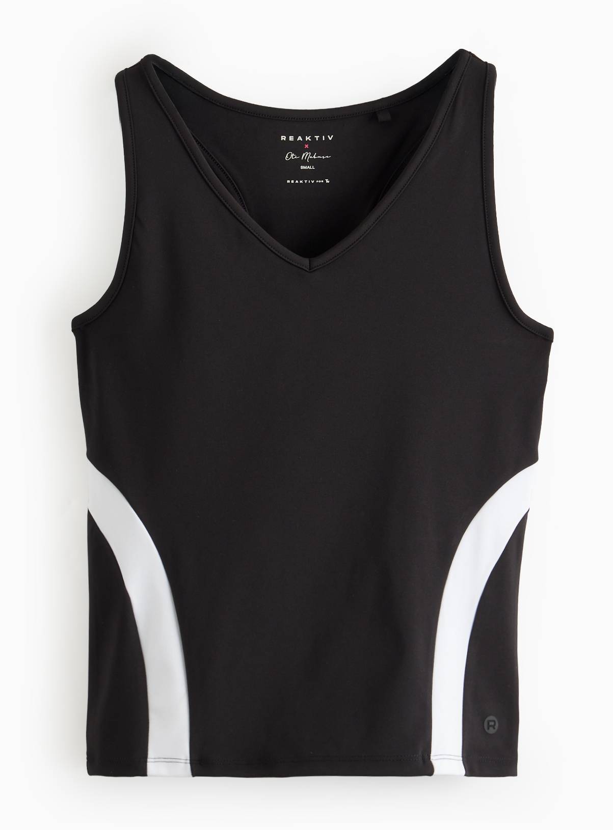 REAKTIV Black Training Colourblock Built In Support Vest XL - Image 3