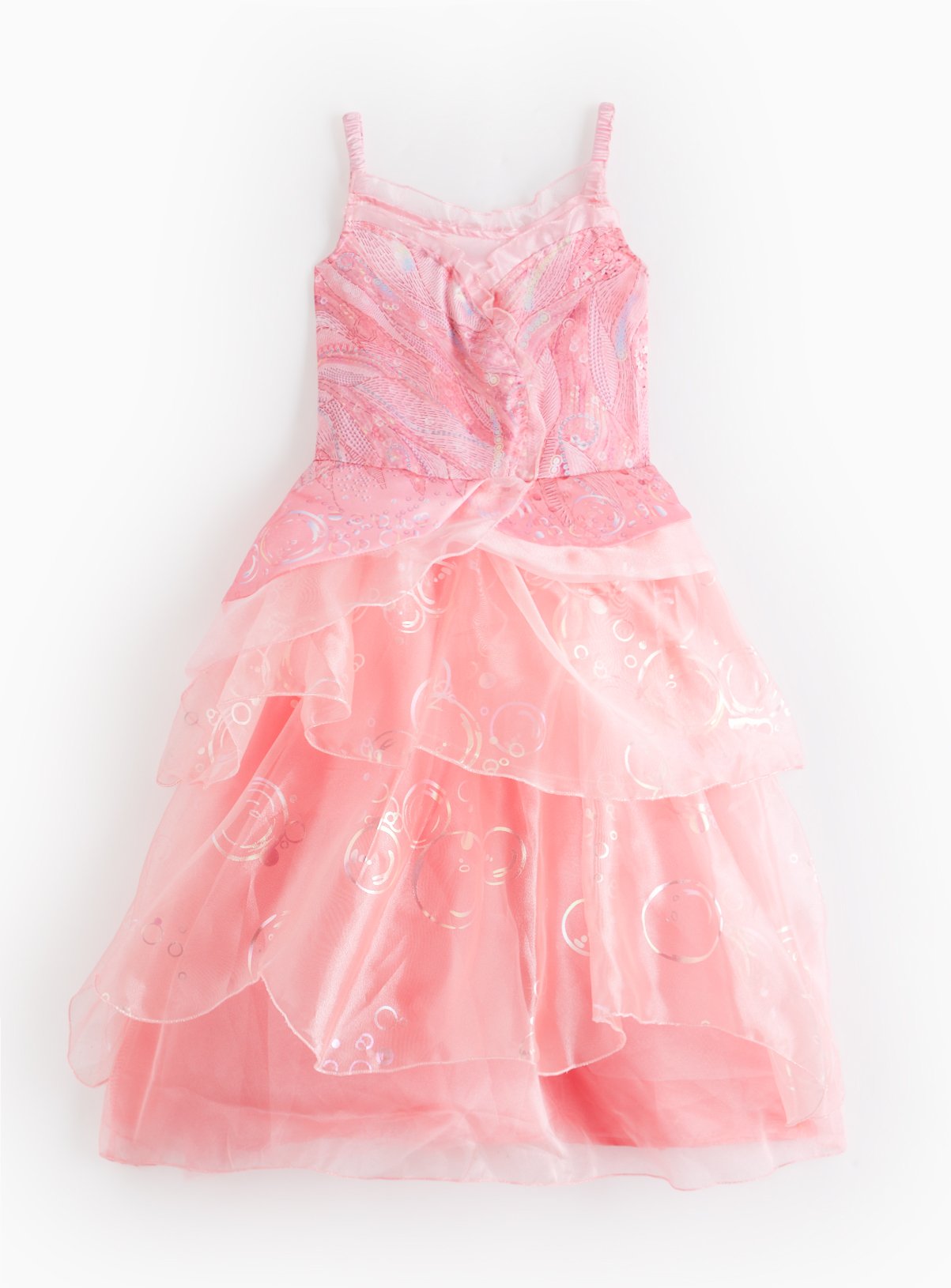 Wicked Glinda Bubble Pink Fancy Dress Costume 7-8 years - Image 1 thumbnail