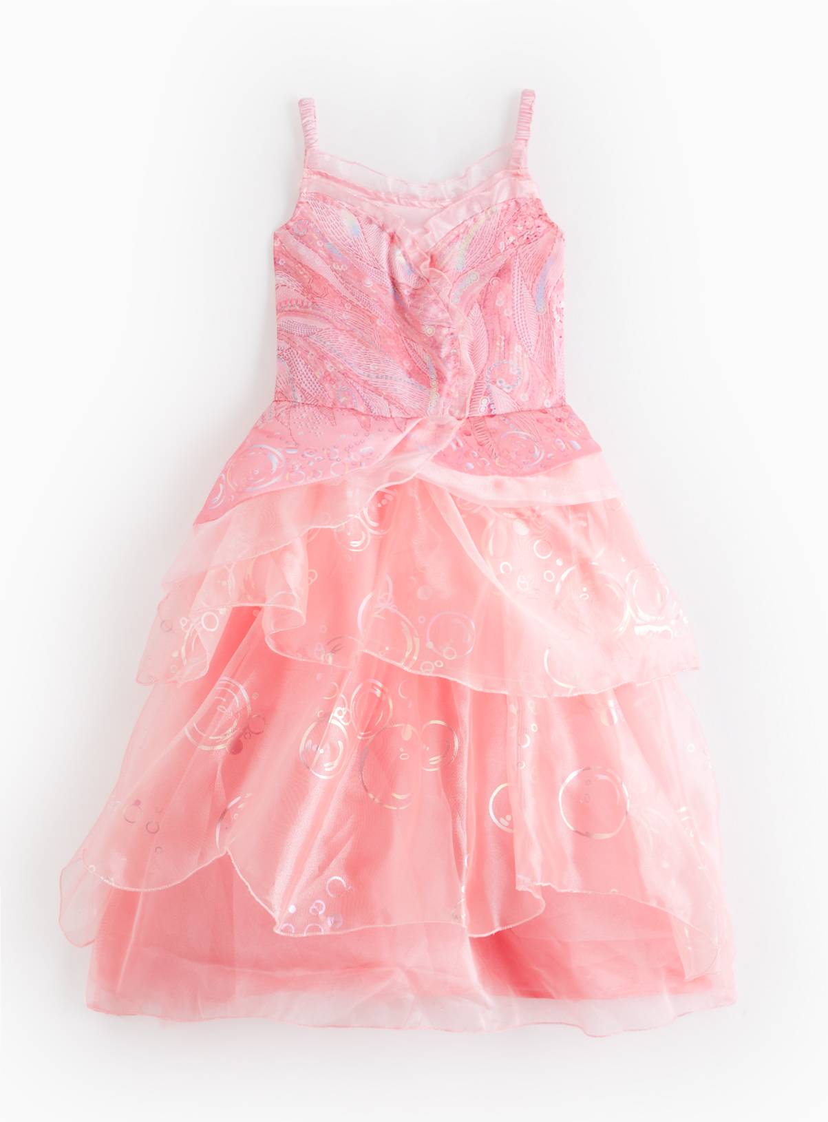 Wicked Glinda Bubble Pink Fancy Dress Costume 7-8 years - Image 1