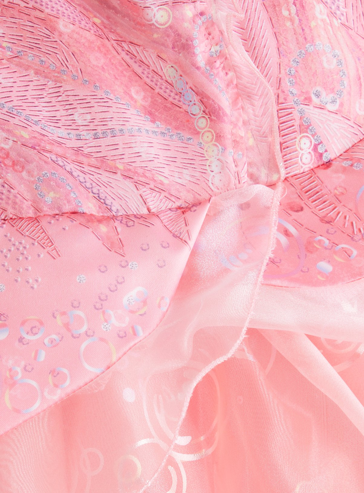 Wicked Glinda Bubble Pink Fancy Dress Costume 7-8 years - Image 3 thumbnail