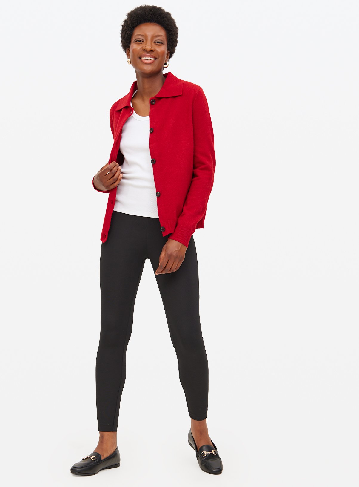Shaper Plain Black Leggings 16 - Image 3 thumbnail