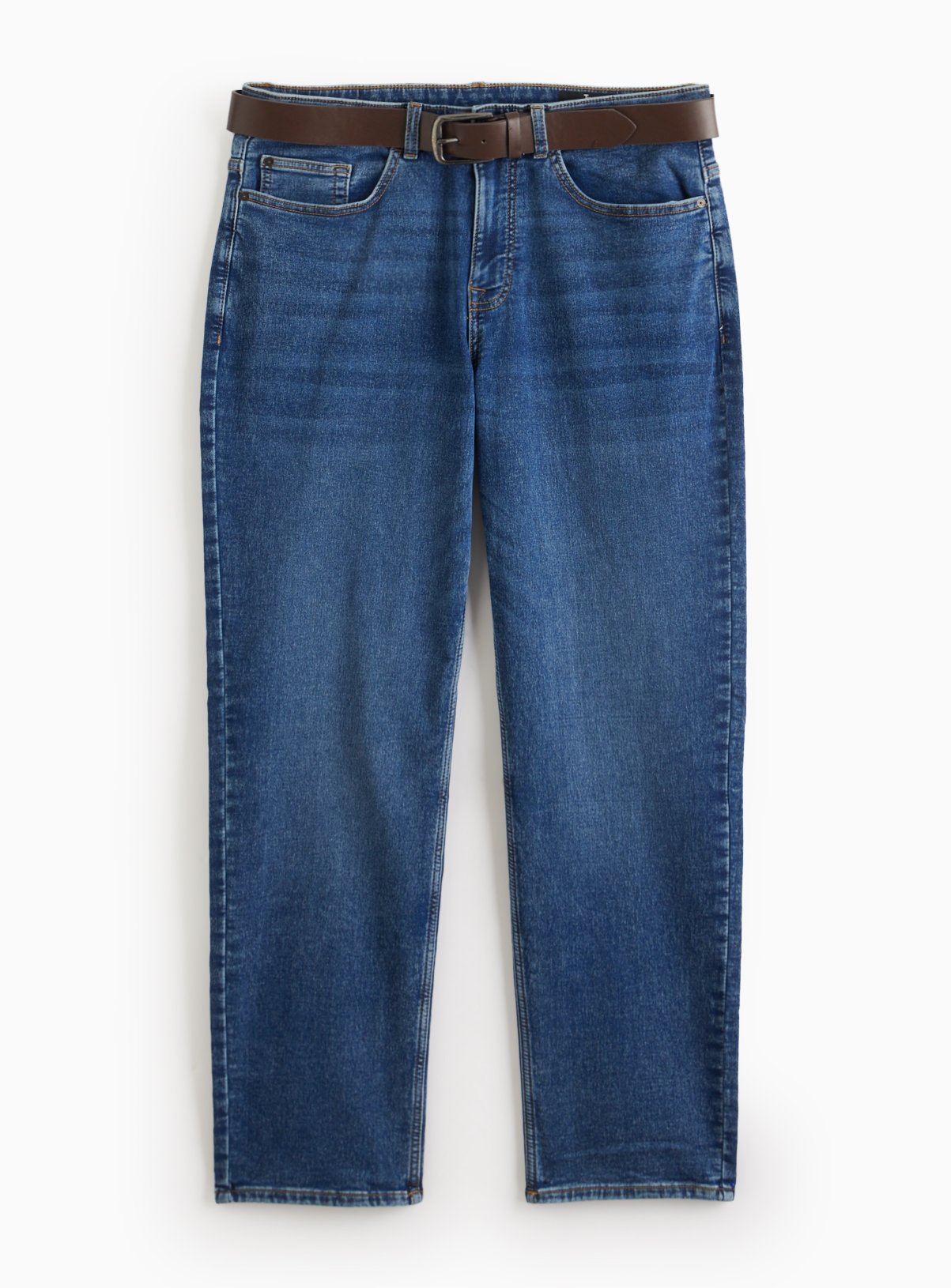 Mid Denim Ultimate Comfort Straight Fit Jeans 42R
