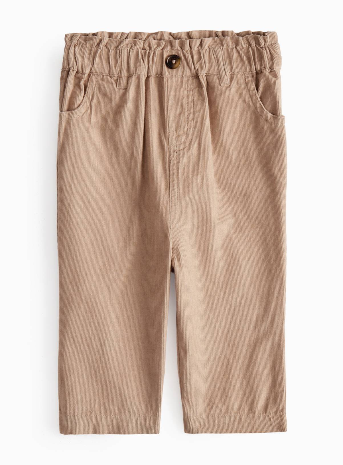 Light Brown Corduroy Trousers  6-9 months - Image 1