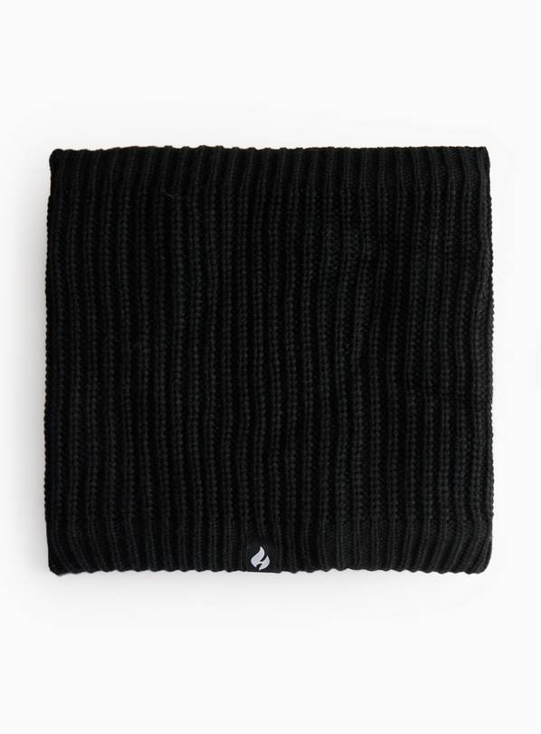 Heat Holders® Black Knitted Thermal Neck Warmer One Size