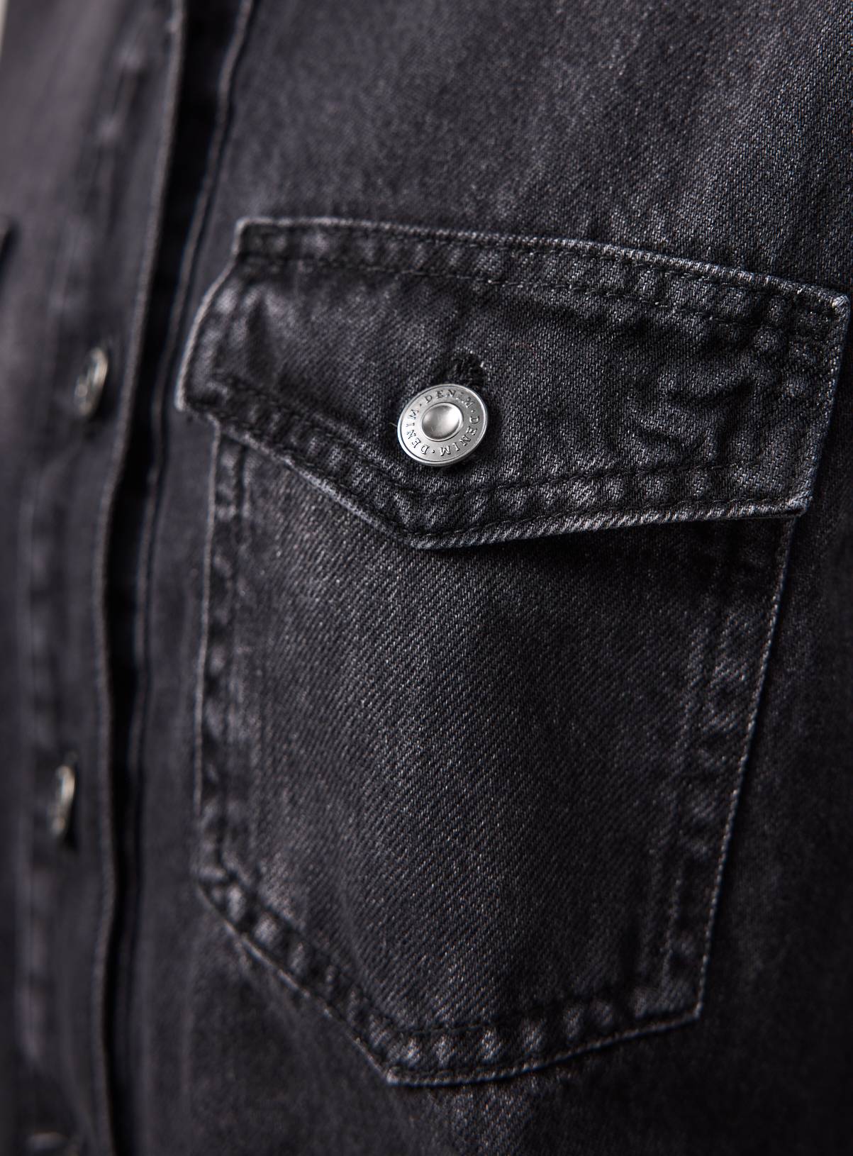 Black Oversized Denim Shirt 16 - Image 3