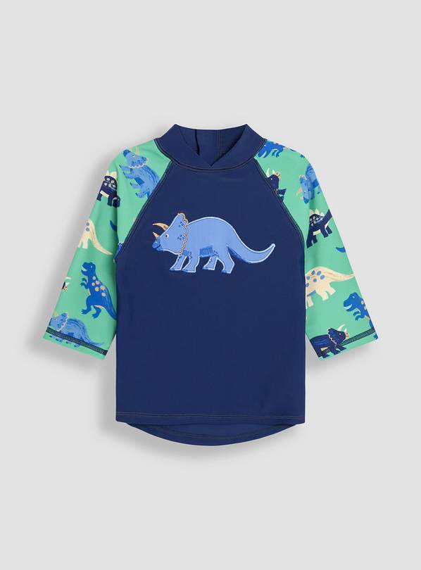 JOJO MAMAN BÉBÉ Dinosaur Sun Protection Rash Vests 6-12 months