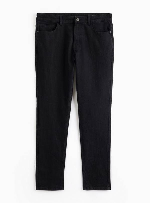 Black Stretch Denim Skinny Fit Jeans 36S