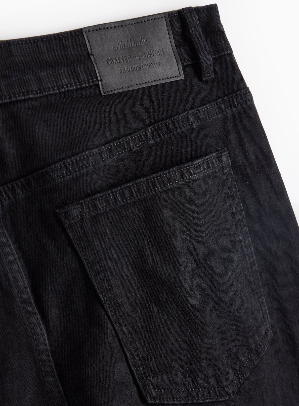 Black Stretch Denim Skinny Fit Jeans 32R - Image 2 thumbnail