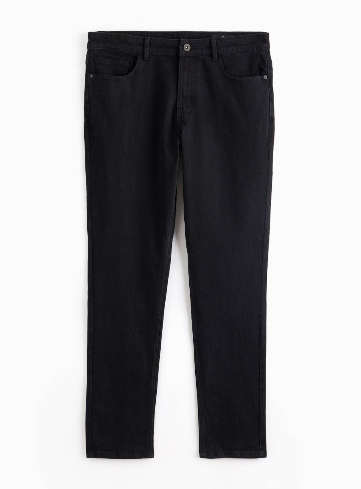Black Stretch Denim Skinny Fit Jeans 32R - Image 3