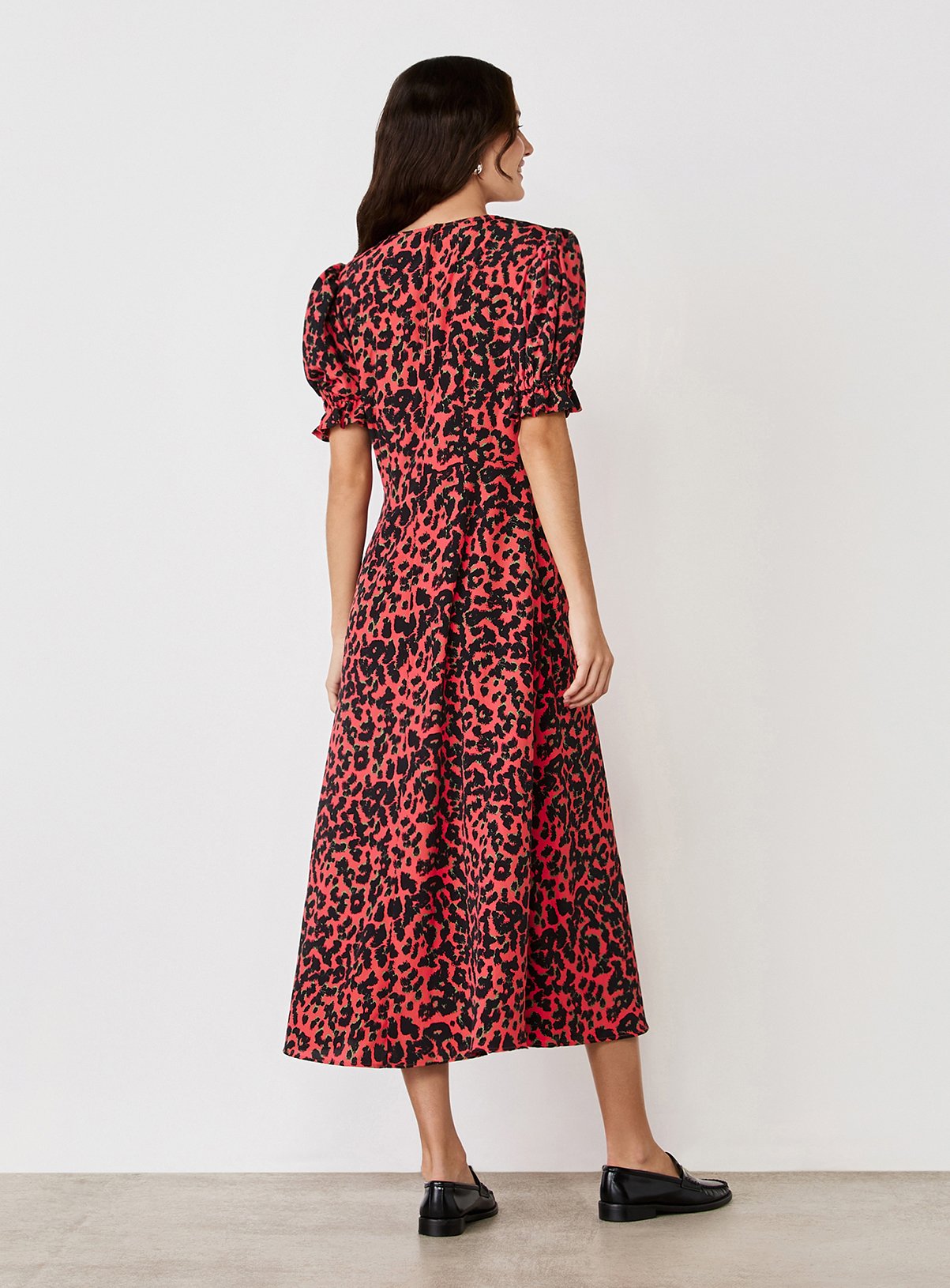 FINERY Mela Dress Coral 16 - Image 4 thumbnail