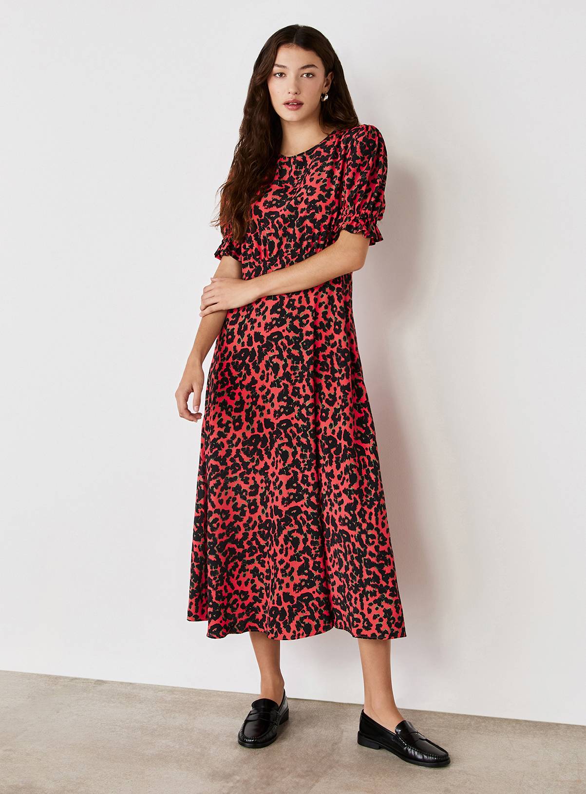 FINERY Mela Dress Coral 10 - Image 2