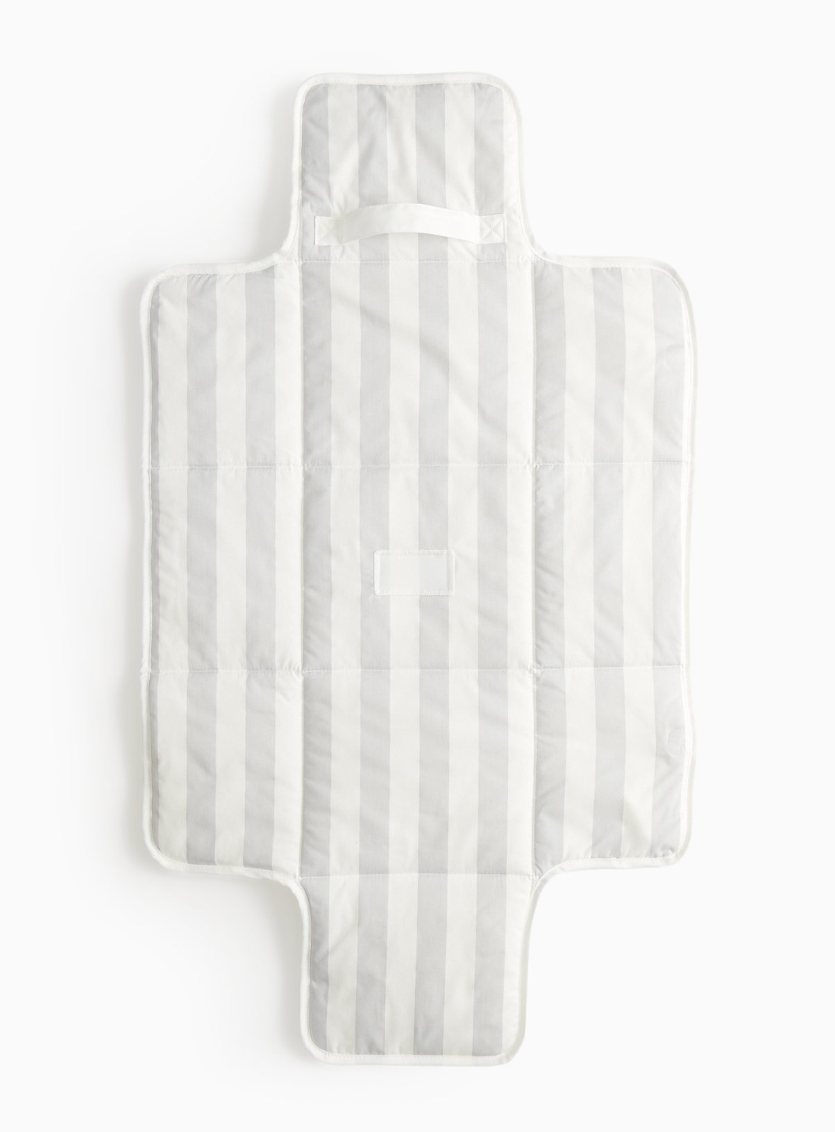Cream Cream Stripe Print Travel Changing Mat One Size - Tu by Sainsbury's