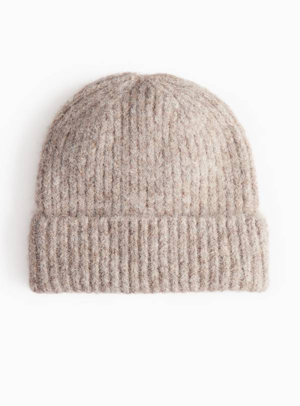 Premium Oatmeal Knitted Beanie  One Size