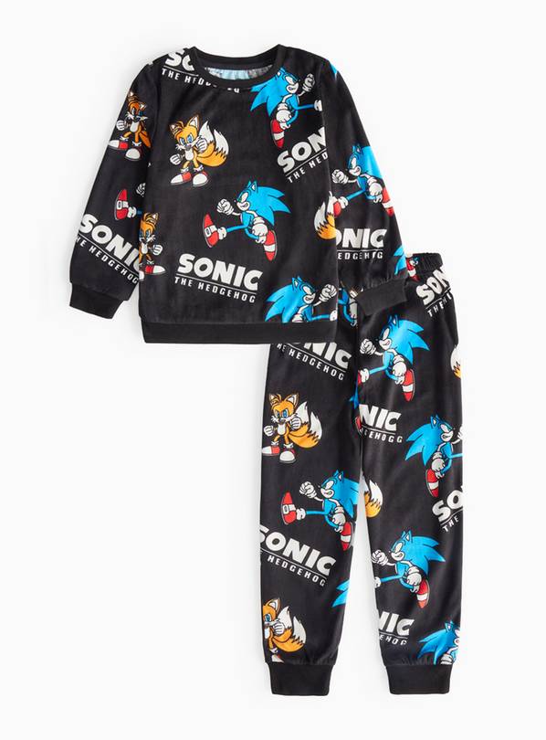 Sonic The Hedgehog Printed Slinky Fleece Pyjamas 3-4 years