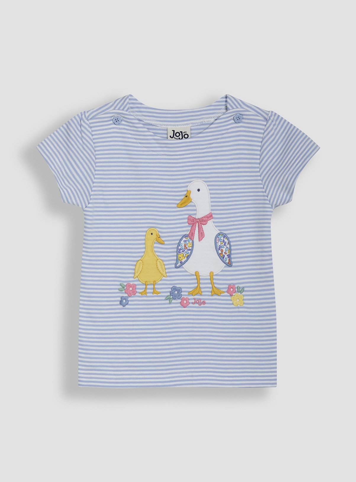 JOJO MAMAN BÉBÉ Duck Applique T-Shirt 18-24 months