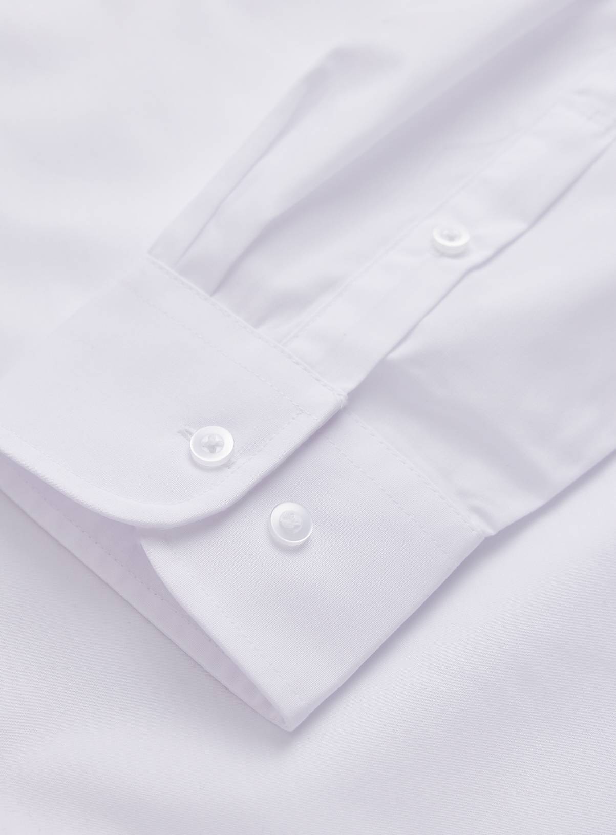 White Long Sleeve Regular Shirts 2 Pack 17.5 - Image 3