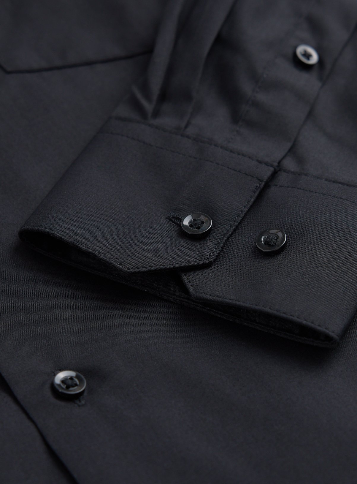 Black Regular Fit Long Sleeve Shirts 2 Pack 14 - Image 3 thumbnail