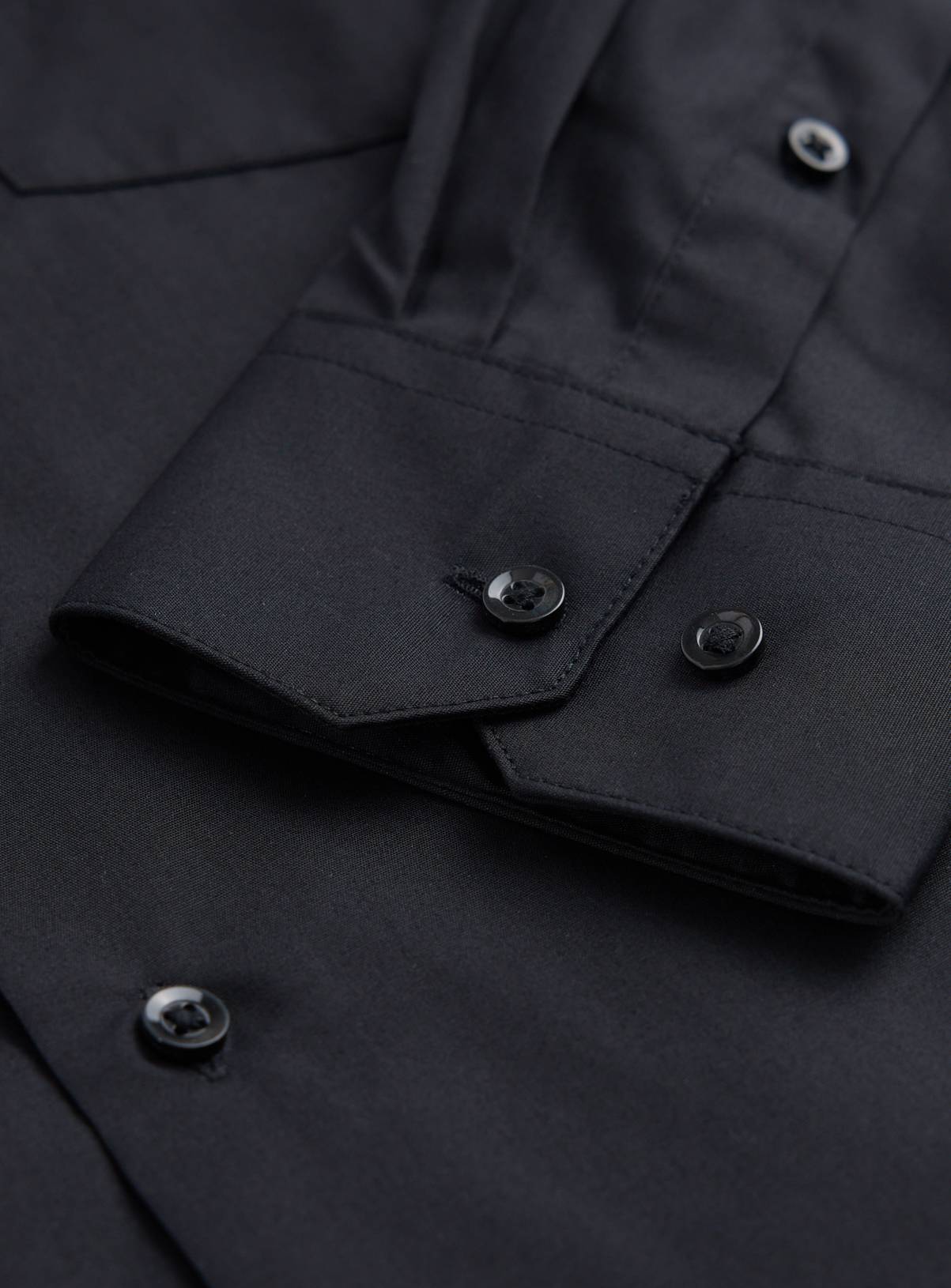Black Regular Fit Long Sleeve Shirts 2 Pack 14 - Image 3