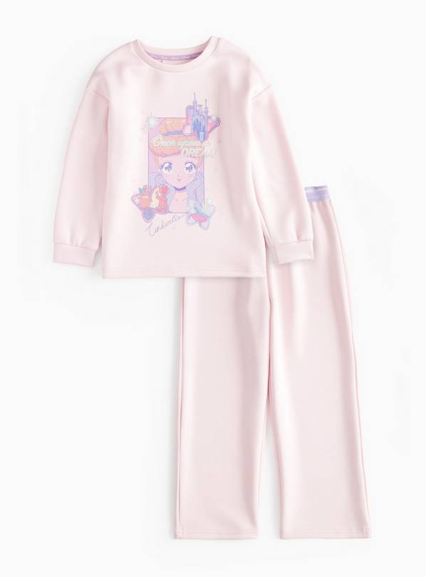 Pink Princess Cinderella Print Pyjamas  6-7 years