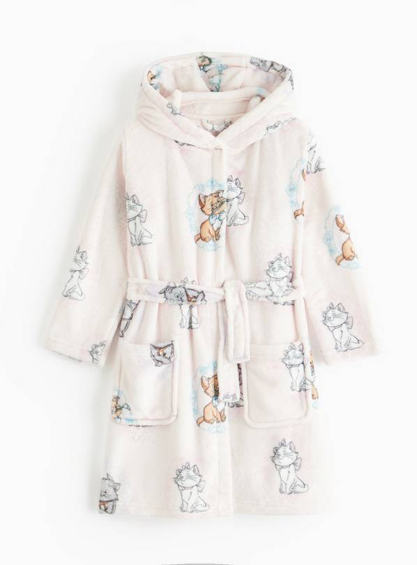 Disney Marie Cat Pink Fleece Dressing Gown 3-4 years