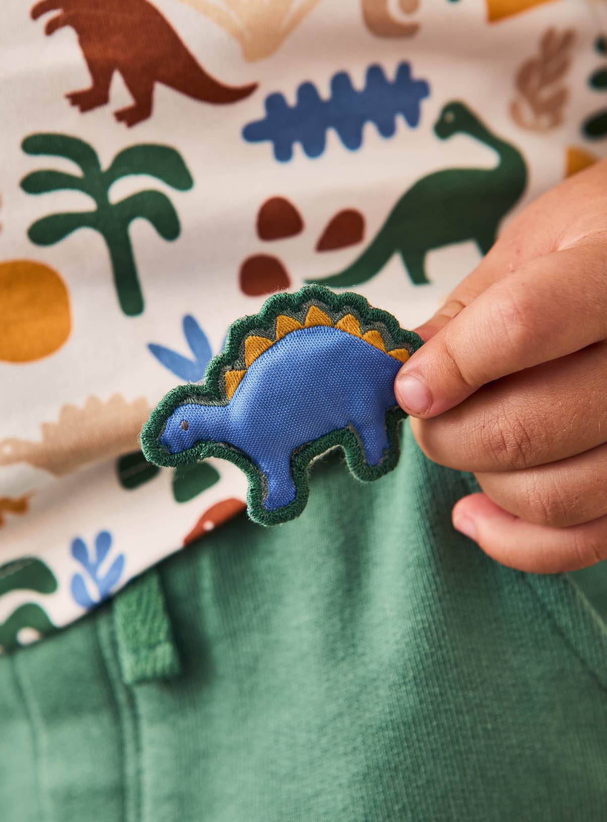 JOJO MAMAN BÉBÉ 2-Piece Dino Print T-Shirt & Short Set 3-6 months - Image 3