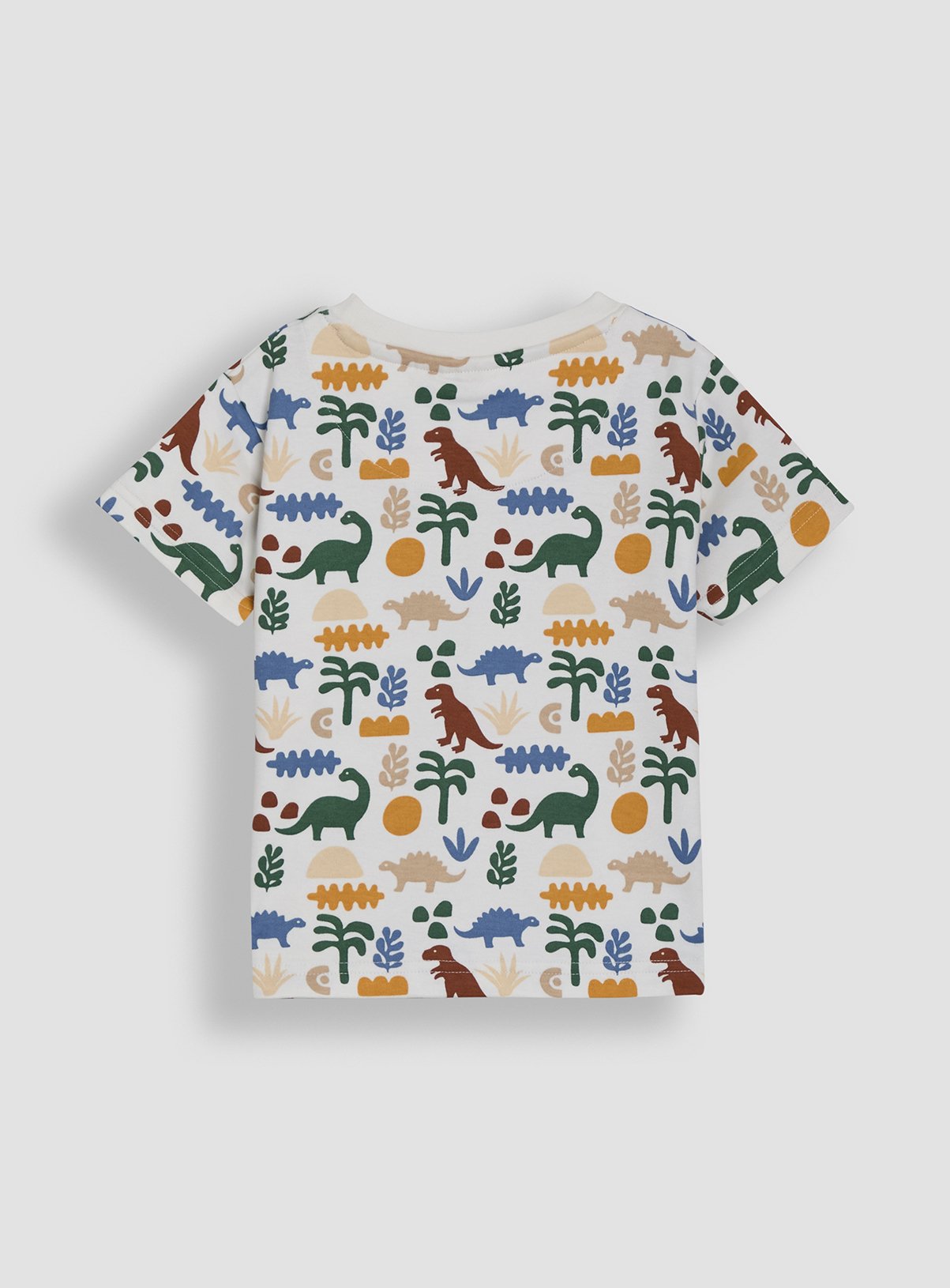 JOJO MAMAN BÉBÉ 2-Piece Dino Print T-Shirt & Short Set 3-6 months - Image 6 thumbnail