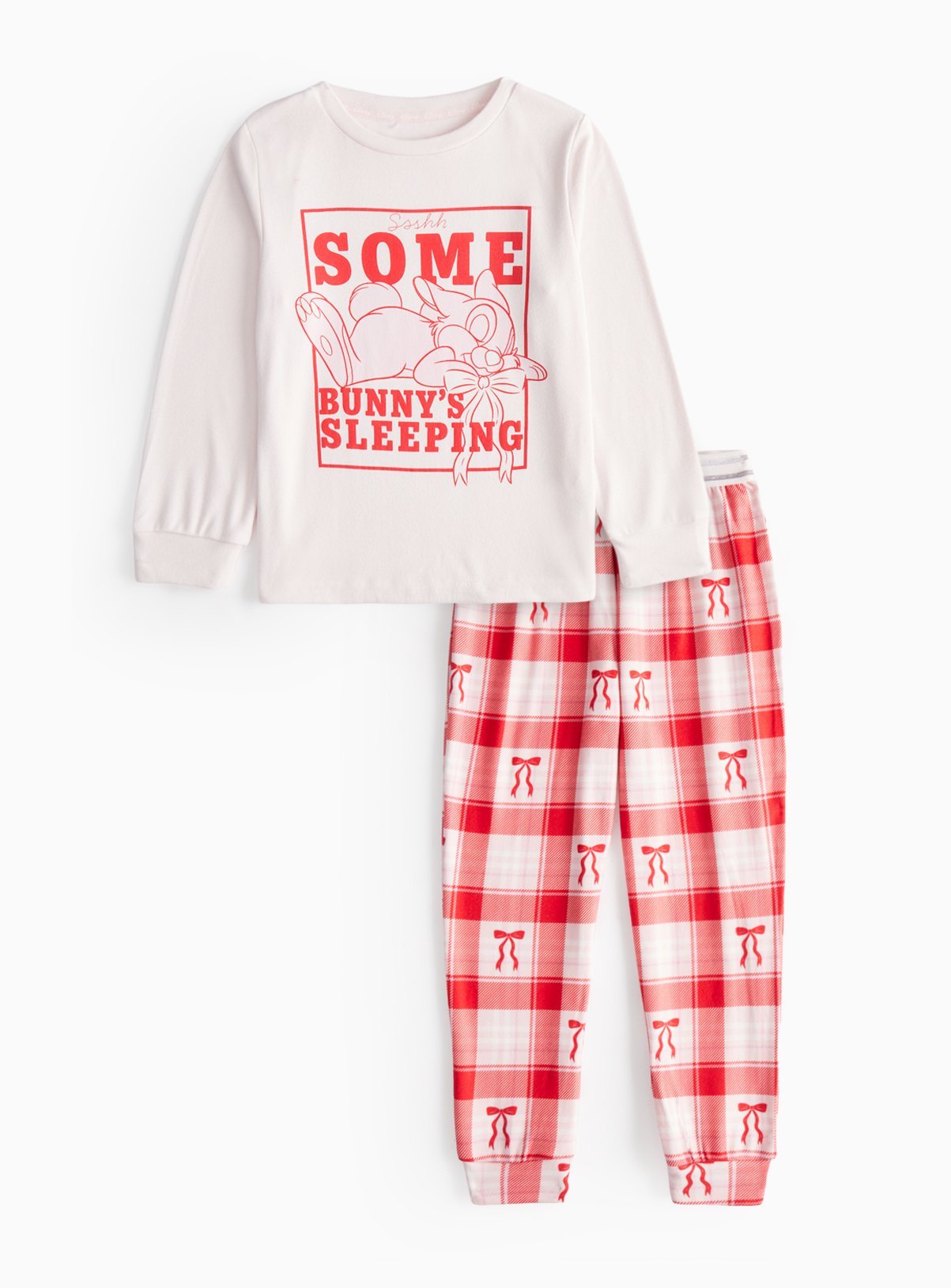 Pink Disney Thumper Print Pink Pyjamas - Disney by Sainsbury's