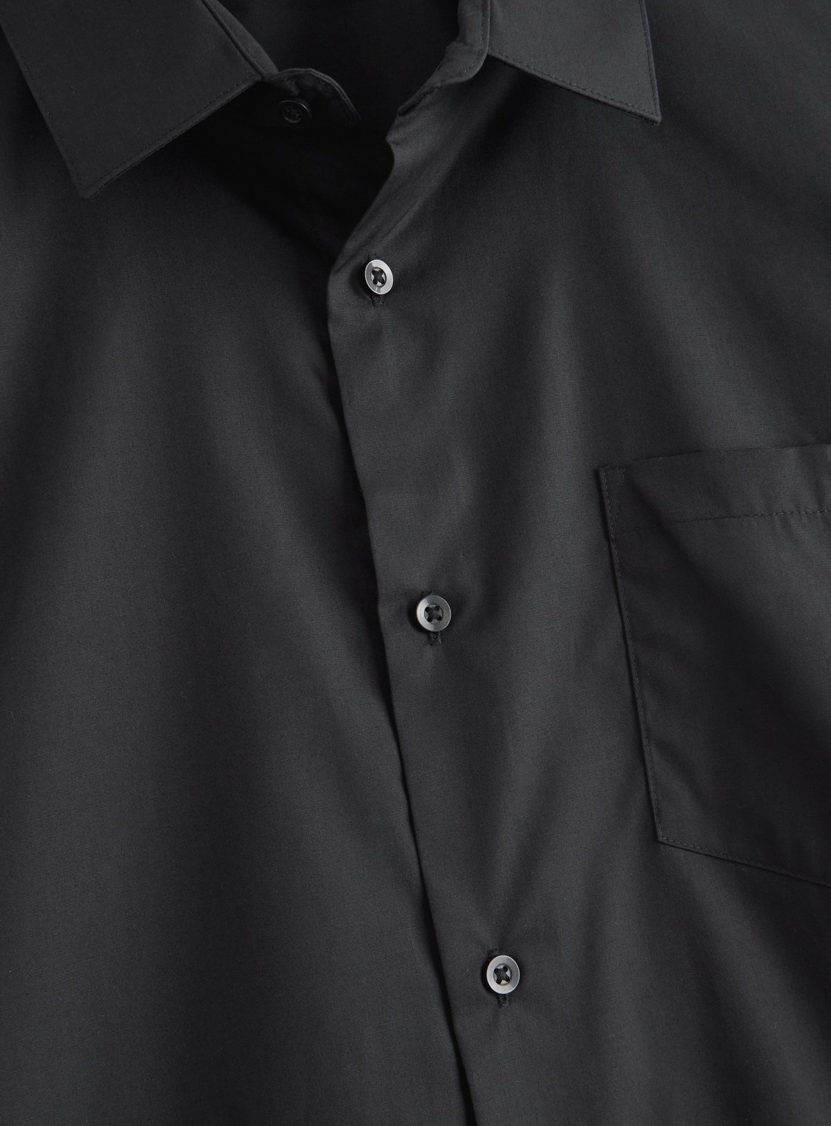 Black Short Sleeve Slim Fit Shirts 2 Pack 18.5 - Image 4 thumbnail