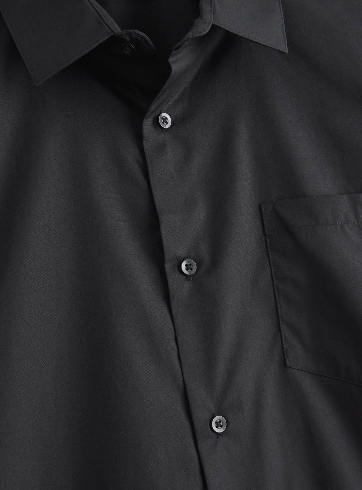 Black Short Sleeve Slim Fit Shirts 2 Pack 18.5 - Image 4
