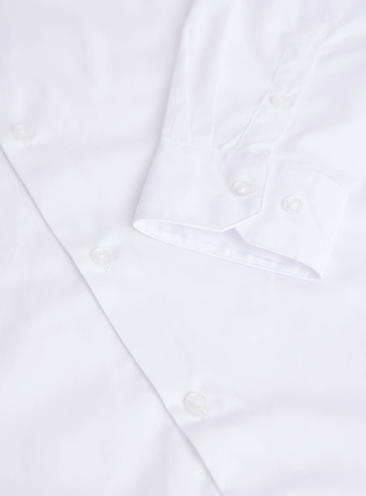 White Long Sleeve Slim Fit Shirts 2 Pack 14 - Image 4