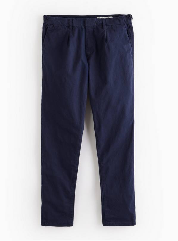 UNION WORKS Navy Heritage Chino Trousers  34L