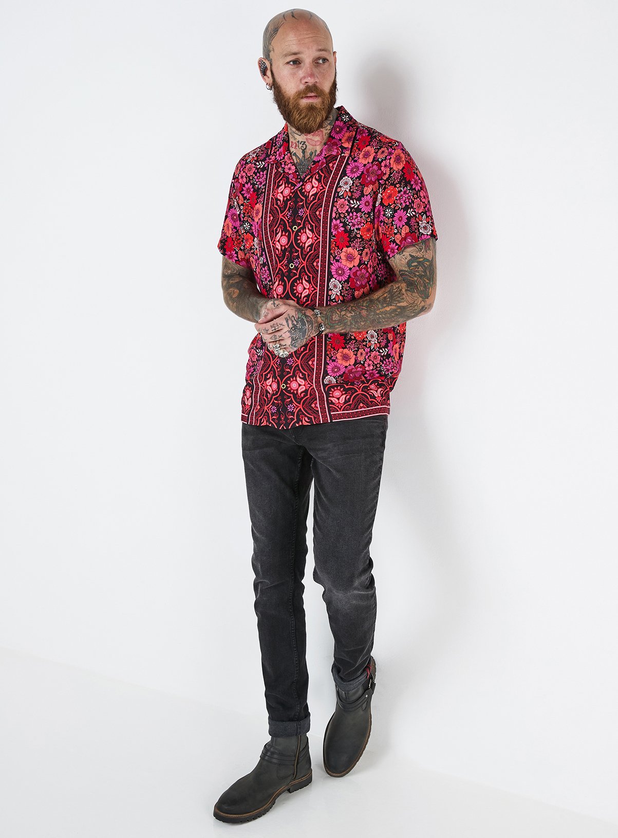 Men's JOE BROWNS Floral Print Short Sleeve Shirt