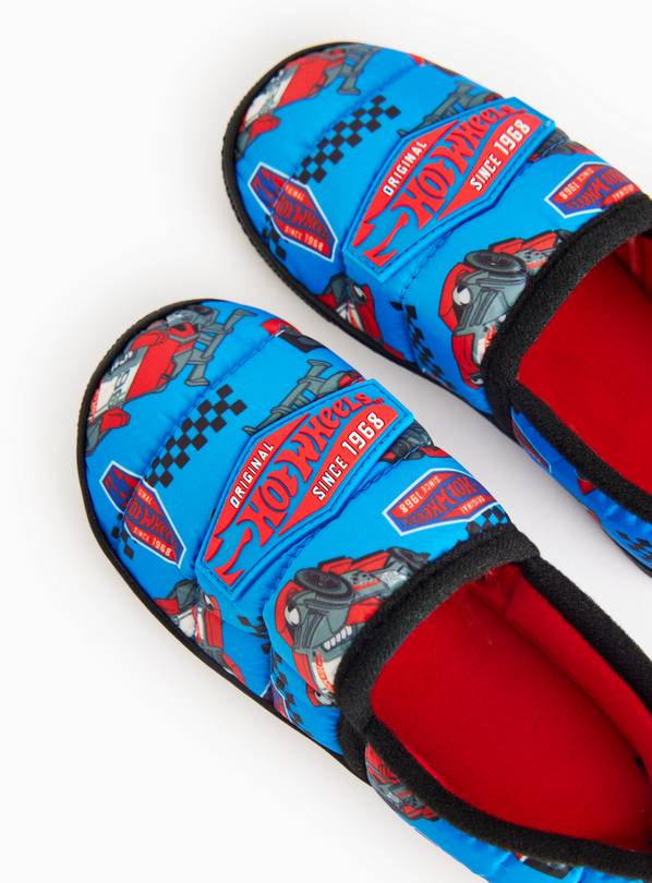 Hot Wheels Quilted Full Slipper 6-7 Infant