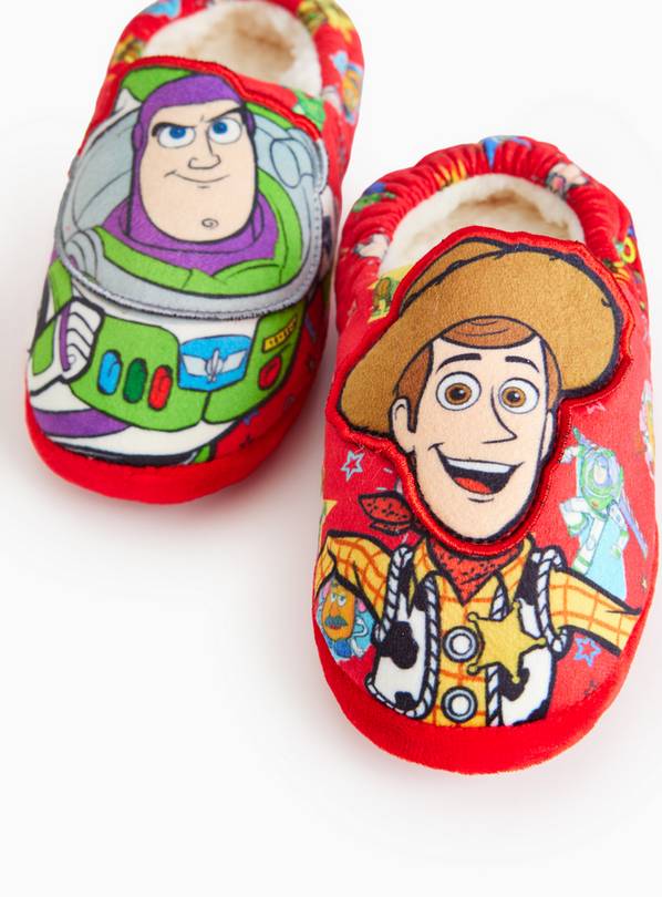 Toy Story Red Full Slippers 8-9 Infant