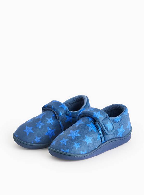 Navy Star Cupsole Slippers 8-9 Infant