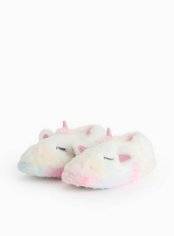 Unicorn Full Slippers 12-13 Infant