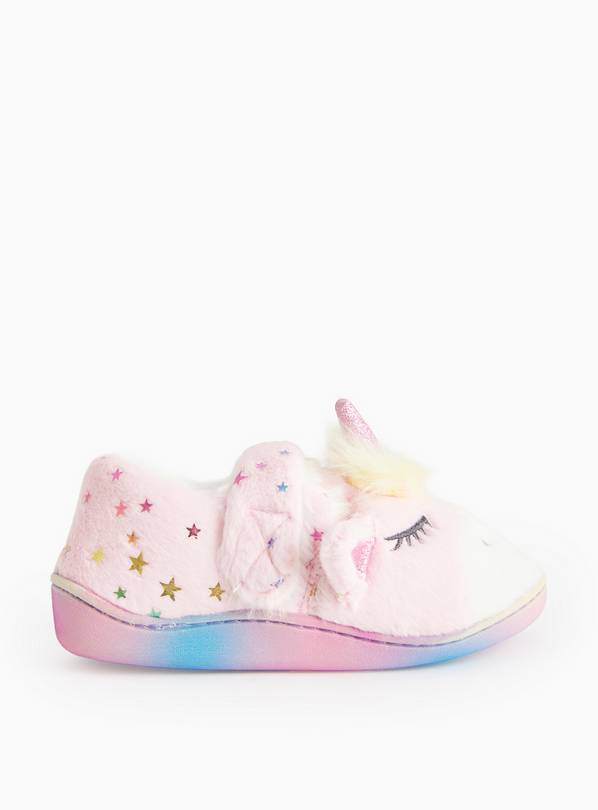 Buy Unicorn Cupsole Mule Slippers 10-11 Infant Slippers Tu