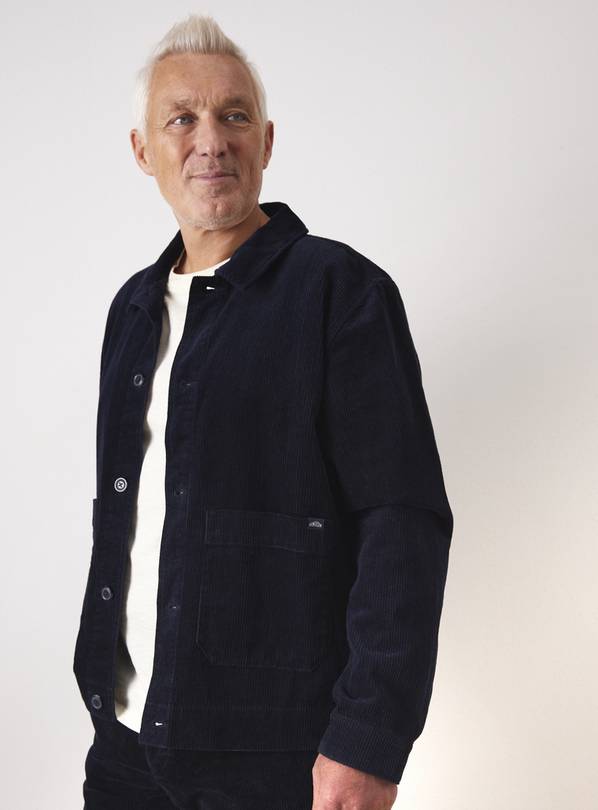 UNION WORKS Navy Corduroy Shacket XXL