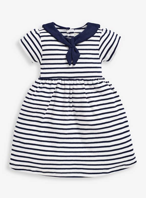 JOJO MAMAN BÉBÉ Short Sleeve Sailor Dress 6-12 months