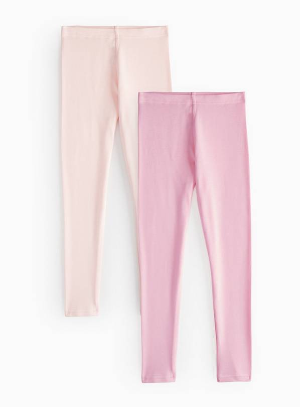 Pink Thermal Leggings 2 Pack 4-5 years
