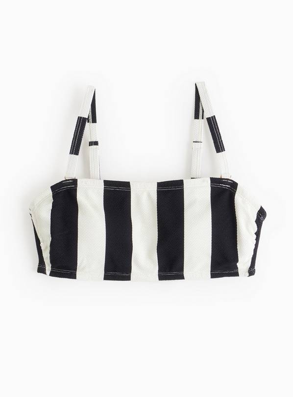 Monochrome Stripe Bandeau Bikini Top 20