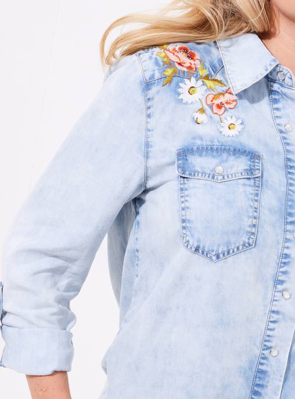 JOE BROWNS Daisy Embroidery Denim Shirt 18