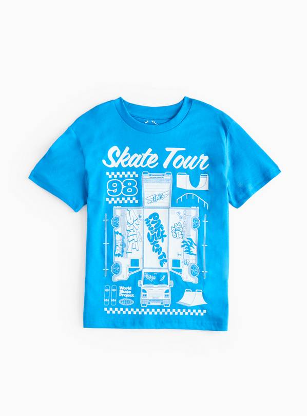 Blue Skate Graphic T-Shirt 13 years