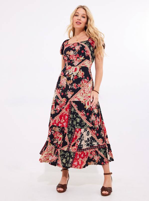 JOE BROWNS Flowy Patchwork Maxi Dress 12