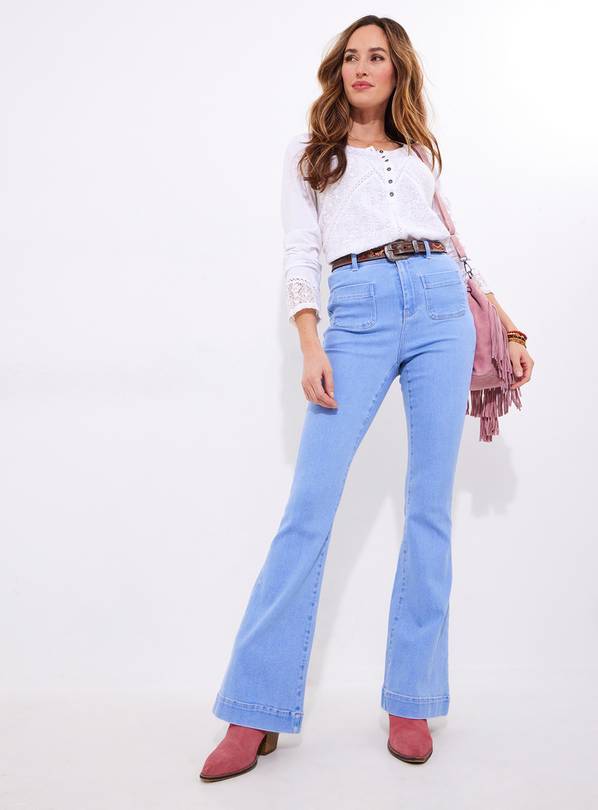 JOE BROWNS Wide Leg Patch Pocket Jeans 6