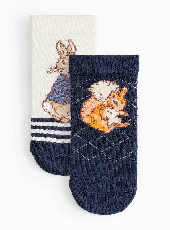 Peter Rabbit Pink Socks 2 Pack 12-24 months