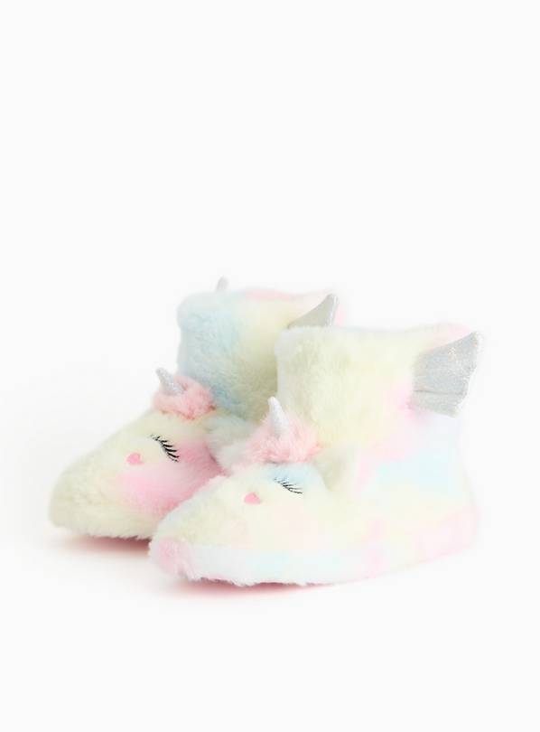 Unicorn Boot Slippers 10-11 Infant