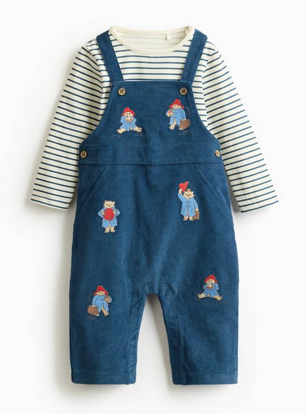 Paddington Corduroy Dungarees Up to 3 mths