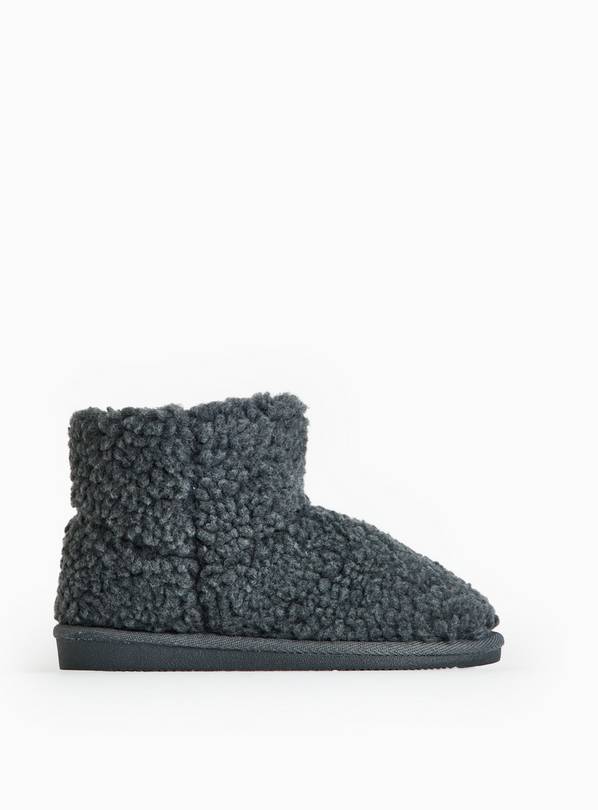 Grey Borg Slipper Boots 10-11 Infant